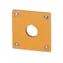 Eaton M22-EY1 montageplaat, geel, aluminium, IP65, 72 x 72 mm 216542