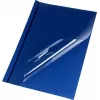 LMG thermobindmappen A4 blauw lederlook 6,0 mm 50 vel (50-pack) LMG-BMDLM-BL-R6