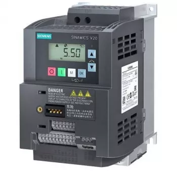 Siemens SINAMICS G120C compacte omvormer 1,1 kW met geïntegreerd filter, 3 AC 380-480 V, IP20, FSAA 6SL32105BB211BV1