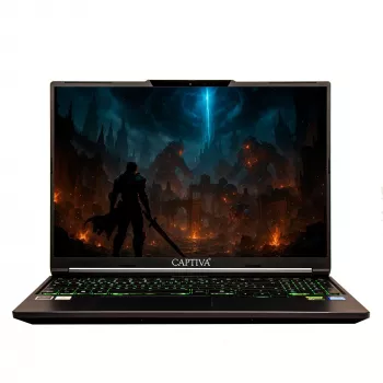 Captiva Entry Gaming I10-0955GE 16 inch gaming-notebook - Intel Core i7-14650HX, GeForce RTX 5060 8GB, 64GB RAM, 4TB SSD, Windows 11 Home