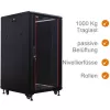 IT-BUDGET 19 inch netwerkkast SRK 27U 600x800mm zwart flatpack 90ITB19SRK2768GSN