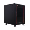 IT-BUDGET 19 inch netwerkkast SRK 27U 600x800mm zwart flatpack 90ITB19SRK2768GSN