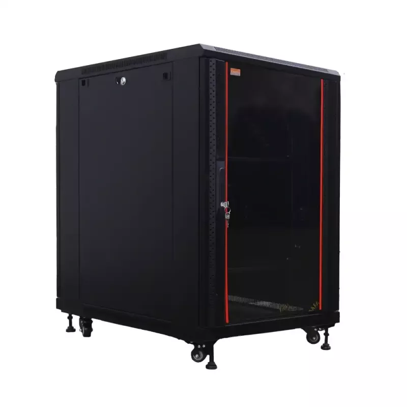 IT-BUDGET 19 inch netwerkkast SRK 27U 600x800mm zwart flatpack 90ITB19SRK2768GSN