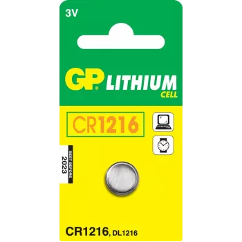GP Batteries CR1216 lithium-knoopcel 3V (1-pack)