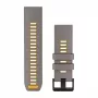 Garmin QuickFit 26 mm siliconen band voor horloge leigrijs/geel 010-14508-02