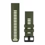 Garmin QuickFit 26 mm siliconen armband voor horloges - Olive Drab / Lemon 010-14508-01