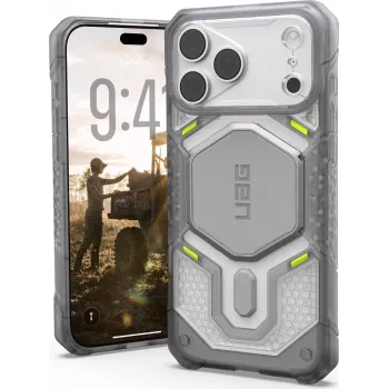 UAG Urban Armor Gear Monarch Pro MagSafe hoes Limited VEIL Collection voor Apple iPhone 18 Pro Max/17 Pro Max - Ice Transparent 114568114381