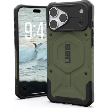 UAG Urban Armor Gear Pathfinder MagSafe hoes voor Apple iPhone 18 Pro Max/17 Pro Max – Olive Drab 114582117272