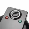 EMERIO WM-131149 wafelijzer antiaanbaklaag, BPA-vrij zwart