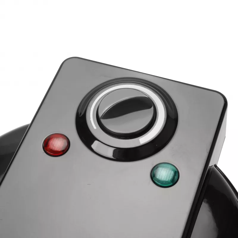 EMERIO WM-131149 wafelijzer antiaanbaklaag, BPA-vrij zwart