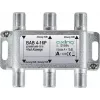 AXING BAB 4-16P - 4-voudige satelliet-aftakker, 16 dB aftakdemping, 5-2400 MHz, F-connectors