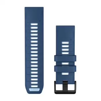 Garmin QuickFit 26 mm siliconen armband voor horloges – Tidal Blue/Ice Blue 010-14508-00