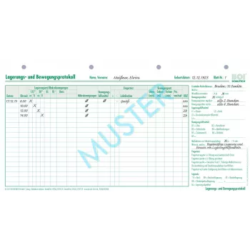 BOI voorraad- en bewegingsregistratieformulieren, 50 vel, A4, wit (9206-00235N)