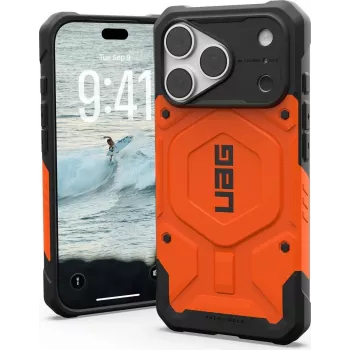 UAG Urban Armor Gear Pathfinder MagSafe-hoes voor Apple iPhone 18 Pro/17 Pro - oranje 114583119797