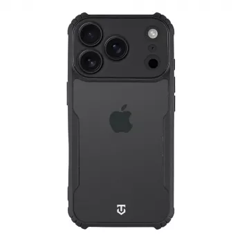 Tactical Back Cover Quantum Stealth iPhone 18 Pro transparant/zwart