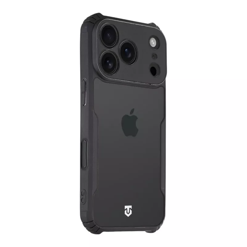 Tactical Back Cover Quantum Stealth iPhone 18 Pro transparant/zwart