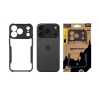 Tactical Back Cover Quantum Stealth iPhone 18 Pro transparant/zwart