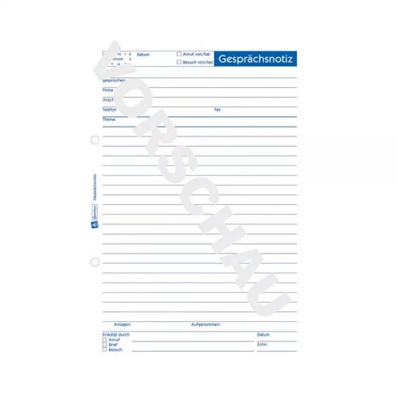 Avery Zweckform 1210 vergadernotitieblok A5 recyclingpapier - 50 vel