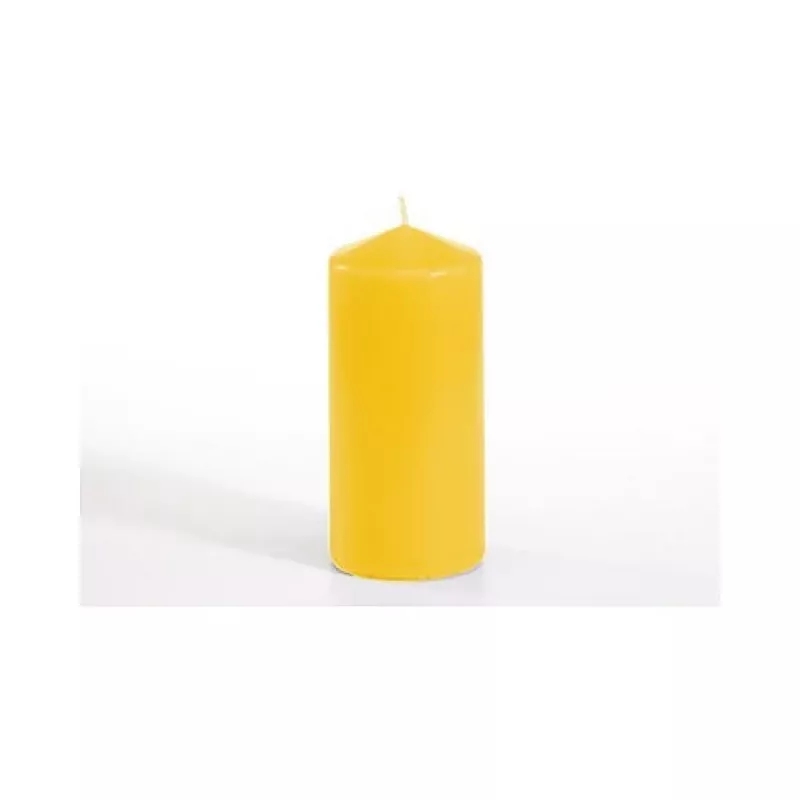 PAPSTAR stompkaars, Ø 60 x 130 mm, brandduur ca. 30 uur, goudgeel (13589)