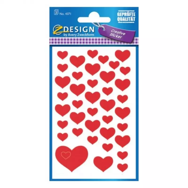 AVERY Zweckform Hartjesstickers (4371)