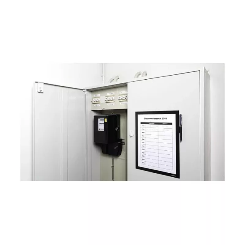 DURABLE DURAFRAME MAGNETIC NOTE A4 magnetisch presentatielijst zwart