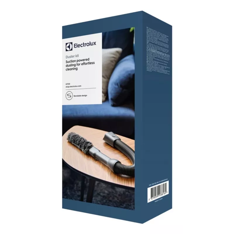 Electrolux Dust KIT21 stofzuigertoebehorenset, 4 delen, universeel 32/35 mm, zwart/grijs