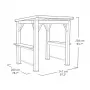 KETER Gazebo Grill 29213898 hardtop aluminium tuinpaviljoen