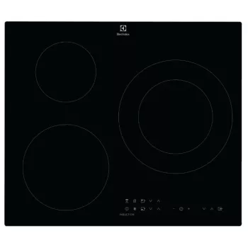 Electrolux LIT60336C 60cm inductiekookplaat met 3 kookzones, zwart