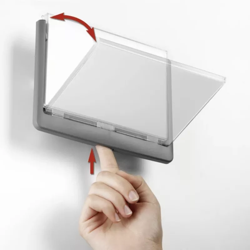 DURABLE Click Sign deurbord 149x105,5 mm plak-/schroefmontage grafiet
