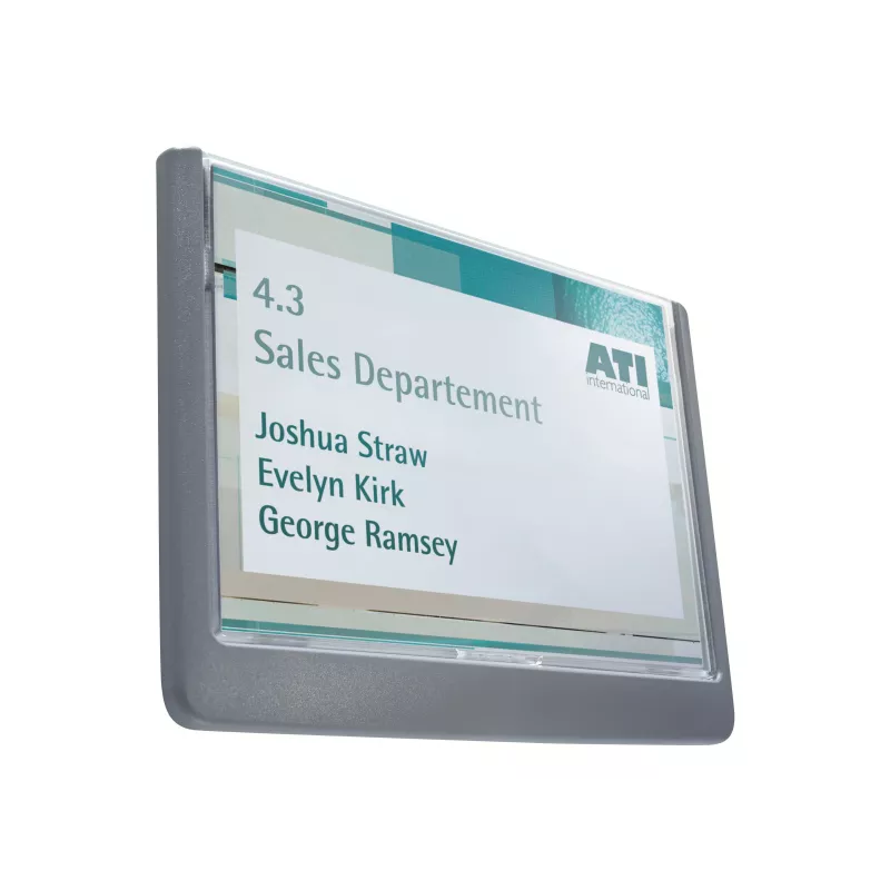 DURABLE Click Sign deurbord 149x105,5 mm plak-/schroefmontage grafiet