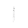 MAUL planhouderrail 132 cm wandmontage zilver