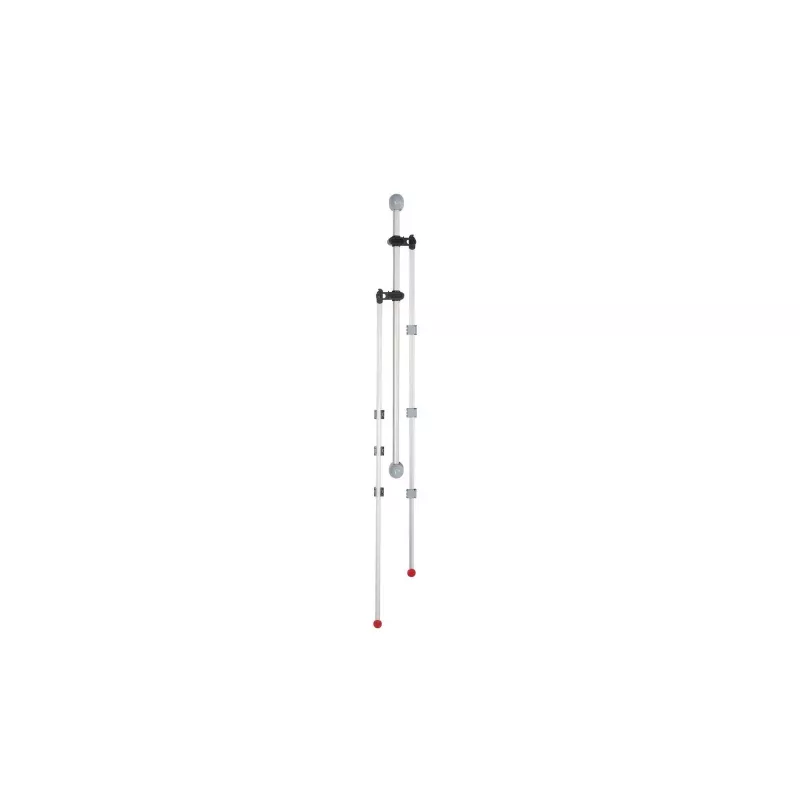MAUL planhouderrail 132 cm wandmontage zilver