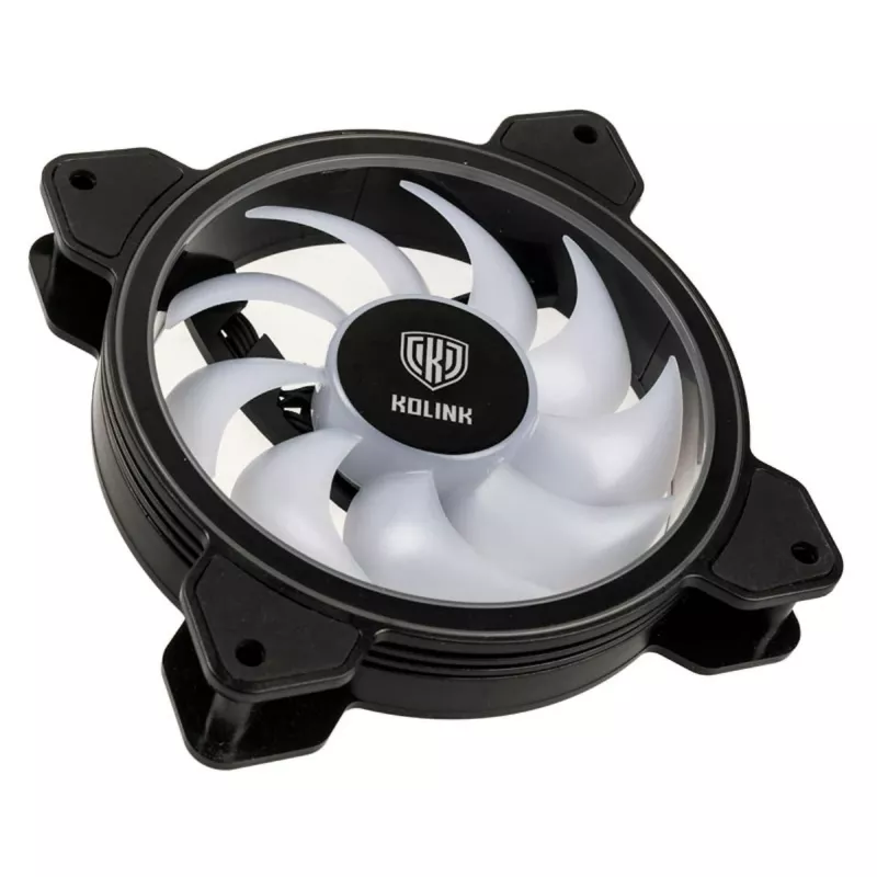 Kolink Umbra HDB ARGB LED PWM 120mm ventilator - zwart/wit