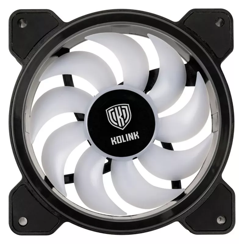 Kolink Umbra HDB ARGB LED PWM 120mm ventilator - zwart/wit
