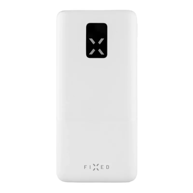 Fixed Zen 20 Powerbank 20000 mAh met LCD-display en PD 20W uitgang - wit FIXZEN-20-WH