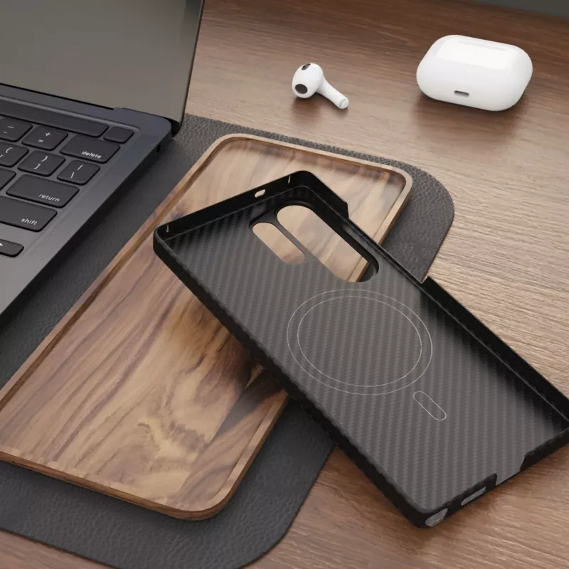 FIXED MagVelar aramidevezel achterkant voor Apple iPhone 17 – zwart