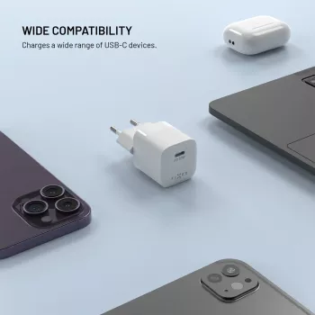 Fixed Mini USB-C GaN oplader 30W - zwart