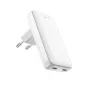 Fixed Slim Traveller 2xUSB-C reisoplader met wereldadapters, GaN, 45W – wit