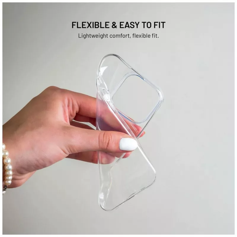 Fixed Story AntiUV achterkant voor Xiaomi Redmi Note 15 Pro 4G - transparant TPU