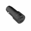 Fixed Dual-USB-C autolader 65W PD 3.0