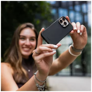 Fixed ReStory achterkant voor Apple iPhone 16e, TPU, zwart