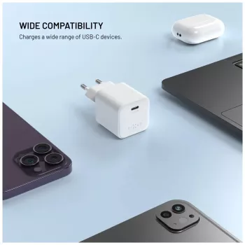 Fixed Mini GaN-voeding met USB-C-uitgang en PD-ondersteuning, 65W