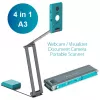 IRIScan Visualizer 7 Dyslexic - A3 overheadscanner, 13MP, USB, arctisch blauw/zilver