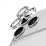 PanzerGlass Hoops keramische lensbescherming glitter zilver voor iPhone 18 Pro / 18 Pro Max