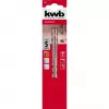 KWB 039650 steenboor 5 mm x 75 mm cilindrische schacht gehard staal
