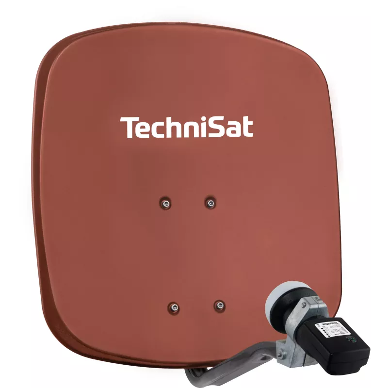 TechniSat 45 cm aluminium offset-satellietschotel met single-LNB 1445/8195