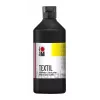 Marabu Textil textielverf, zwart, 500 ml, op waterbasis, voor lichte textiel, wasbestendig tot 40°C 17160075073