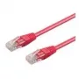 Wentronic 1m Cat6 RJ-45 netwerk-patchkabel, verguld, magenta 95261