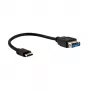 E+P CC 325/02 USB-C naar USB-A OTG-adapterkabel 0,2m (0000853280)