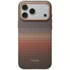 PITAKA Summa hoesje voor iPhone 18 Pro Max / 17 Pro Max – Sunset aramidevezel MagSafe telefoonhoesje